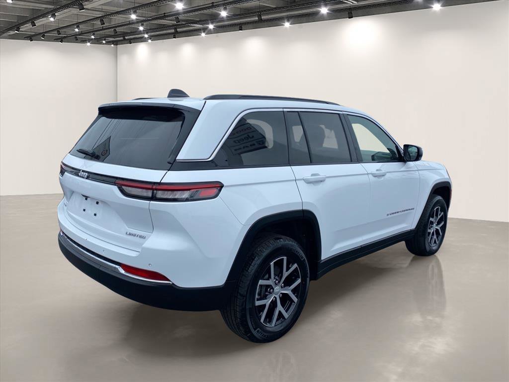 Used 2025 Bright White Clearcoat Jeep Limited image 7