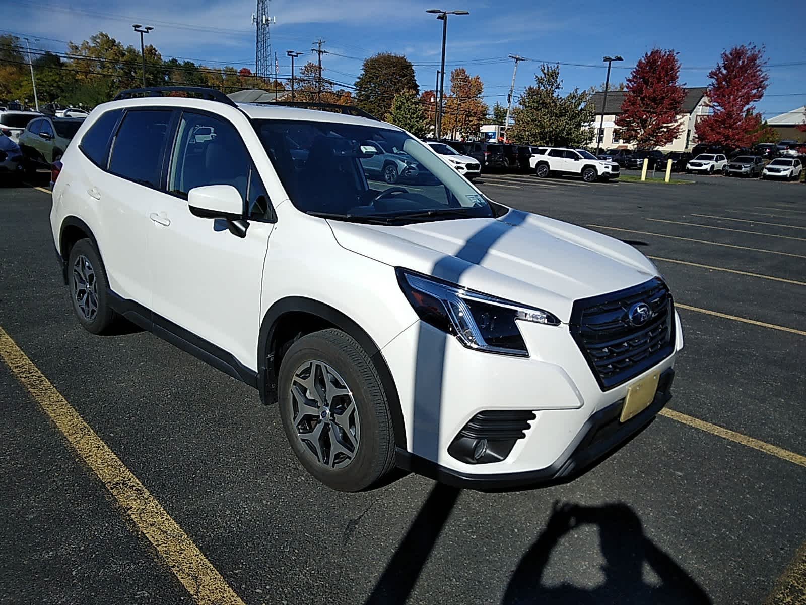 Certified Used 2023 Crystal White Pearl Subaru Premium image 4