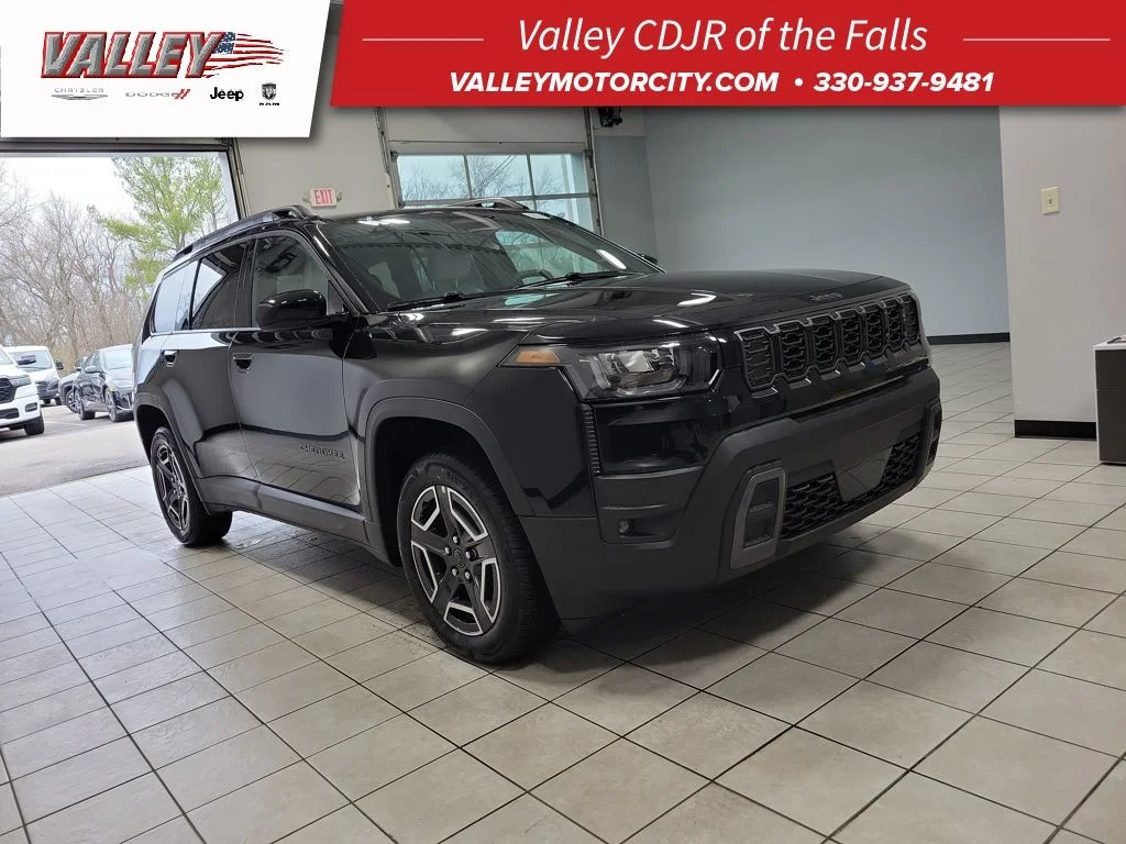 New 2026 Diamond Black Crystal Pearlcoat Jeep Laredo image 1