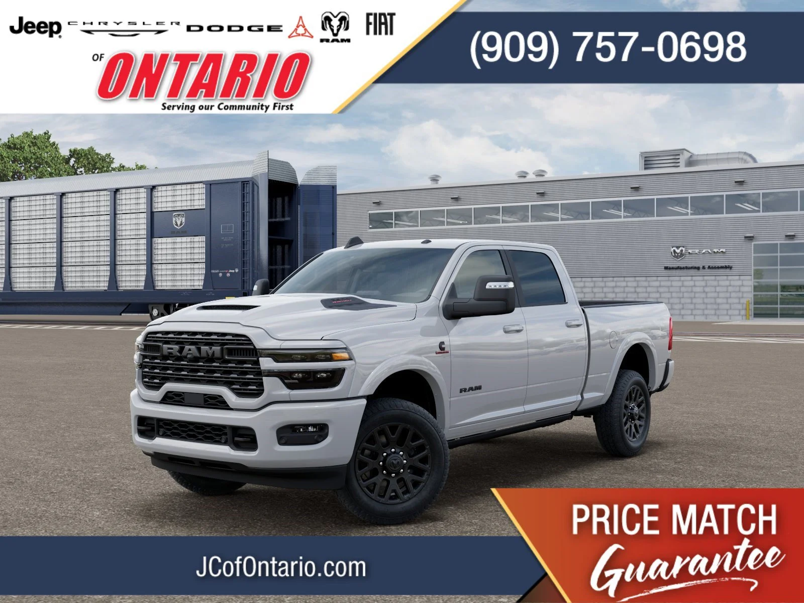 New 2026 Bright White Clear-Coat Exterior Paint RAM Limited image 1