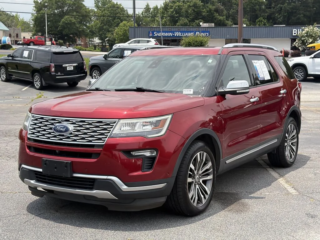 Used 2018 Red Ford Platinum image 3