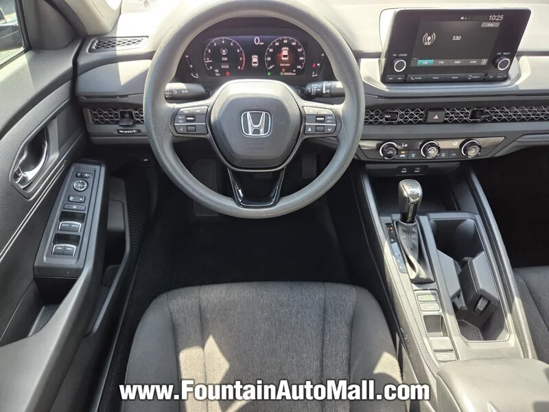 Used 2024 Crystal Black Pearl Honda LX CVT image 12
