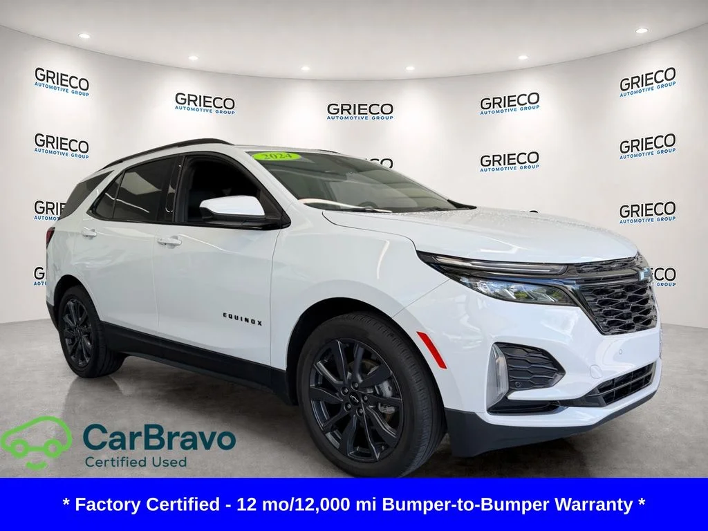Certified Used 2024 White Chevrolet RS image 1