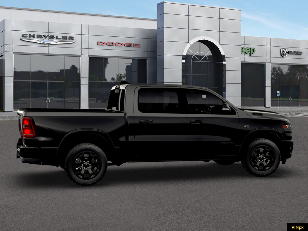 New 2026 Diamond Black Crystal Pearl-Coat Exterior Paint RAM Big Horn/Lone Star image 14