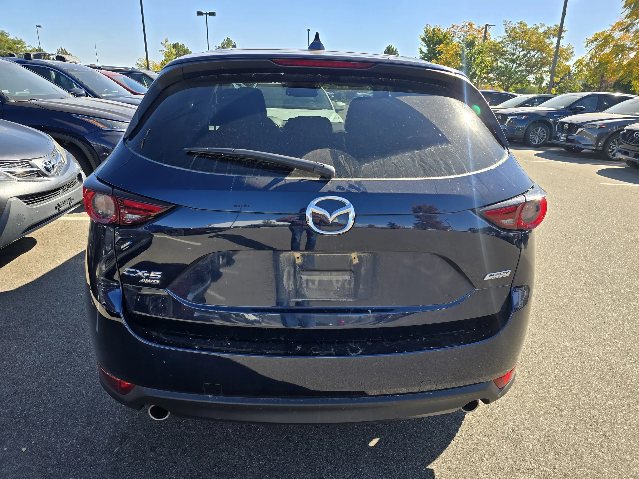 Used 2019 Deep Crystal Blue Mica Mazda Grand Touring image 15