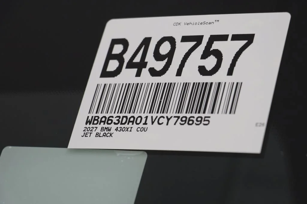 New 2027 JET BLACK BMW 430i xDrive image 24