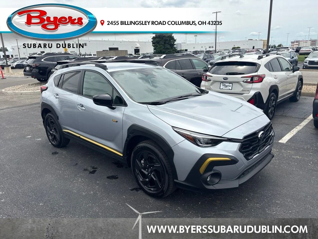 Certified Used 2025 Silver Subaru Sport image 1