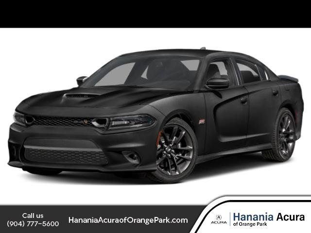 Used 2019 Pitch Black Clearcoat Dodge R/T Scat Pack image 1