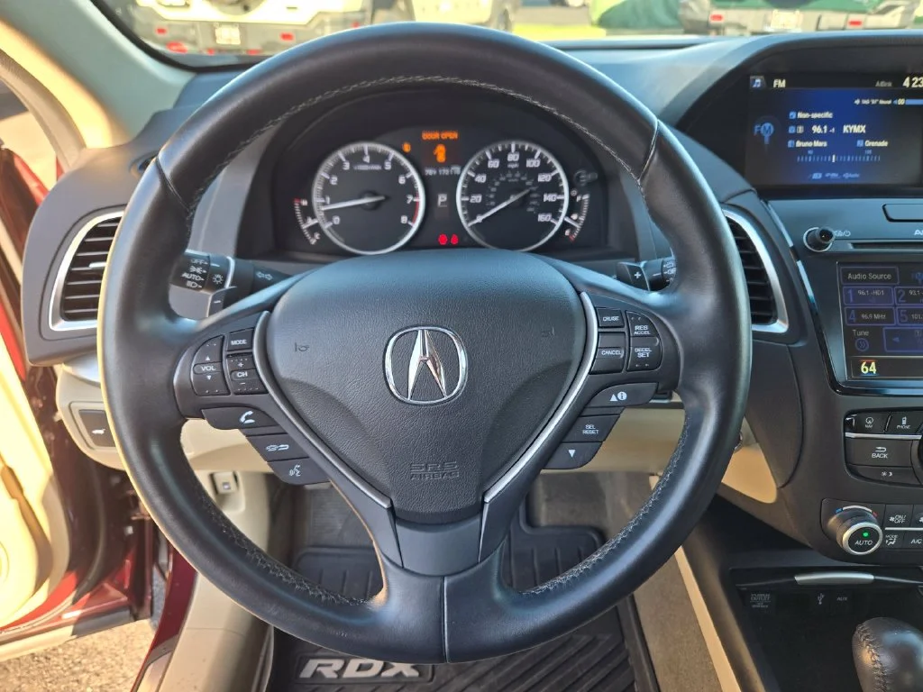 Used 2017 Basque Red Pearl II Acura Technology Package image 25