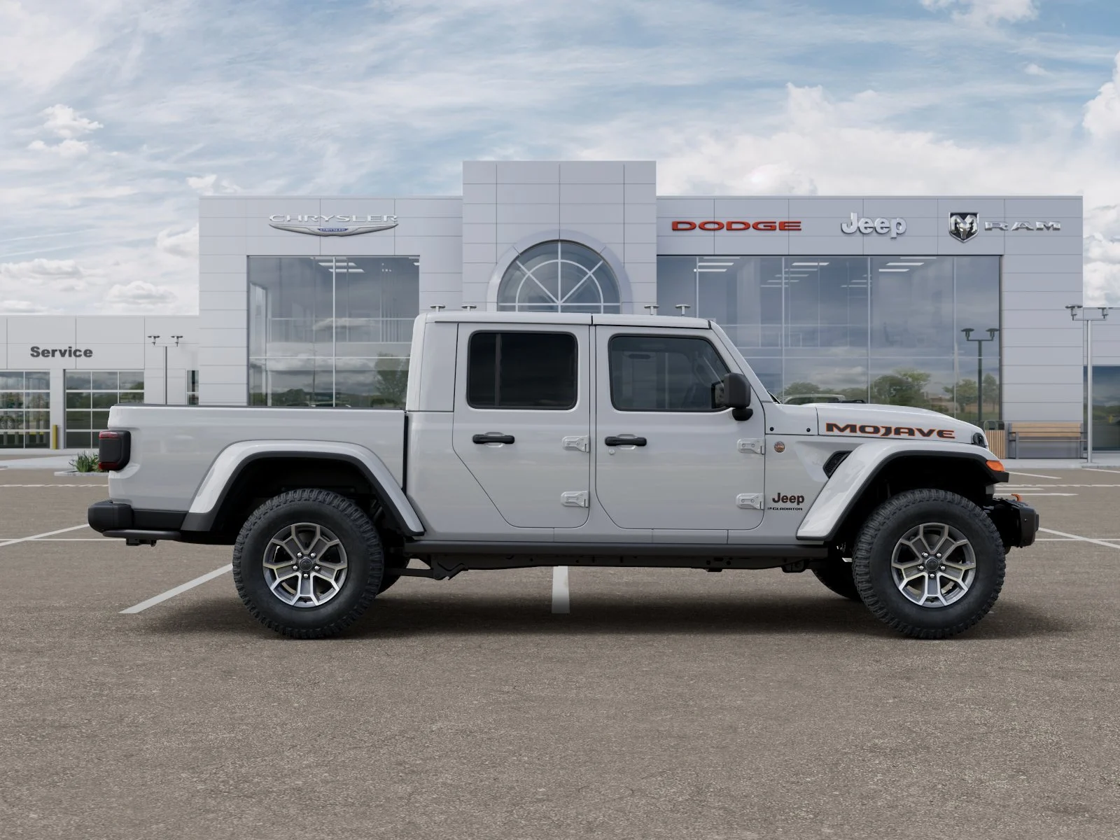 New 2026 Bright White Clear-Coat Exterior Paint Jeep Mojave X image 49