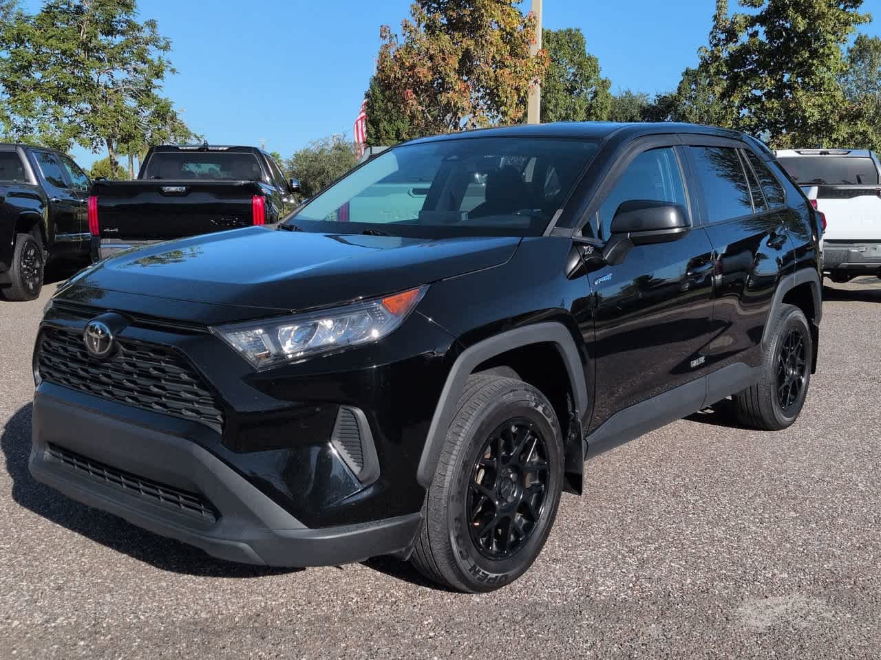 Certified Used 2022 Midnight Black Metallic Toyota LE image 2