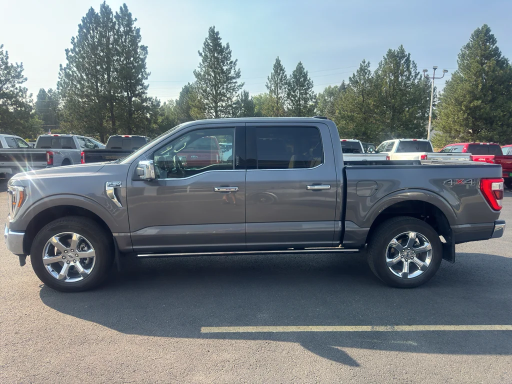 Certified Used 2023 Carbonized Gray Metallic Ford LARIAT image 3