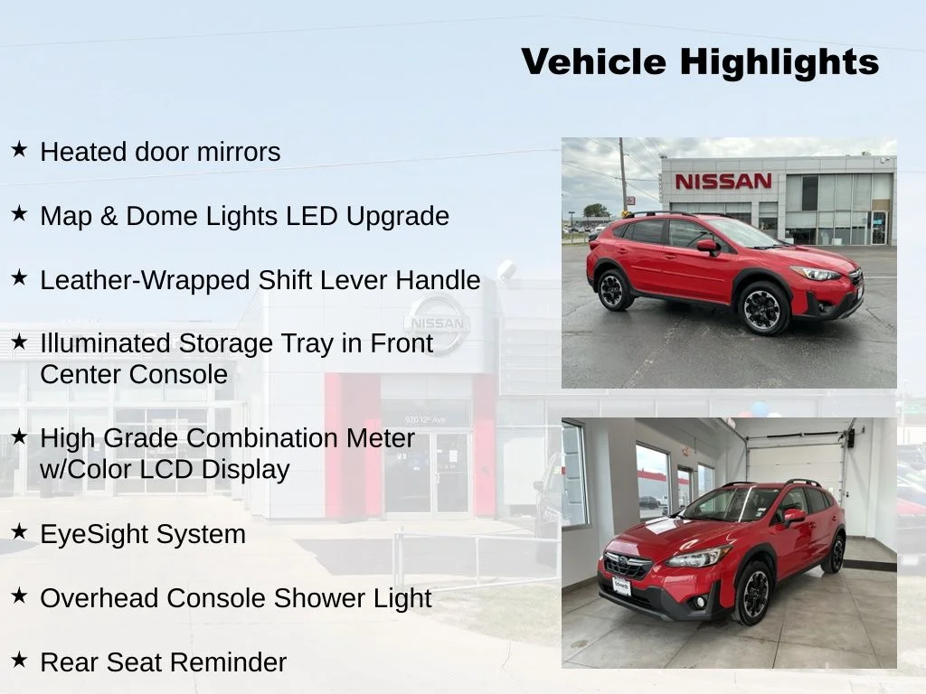 Used 2021 Red Subaru Premium image 9