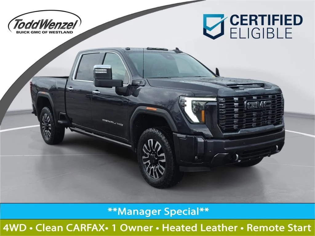 Certified Used 2024 Titanium Rush Metallic GMC Denali Ultimate image 1