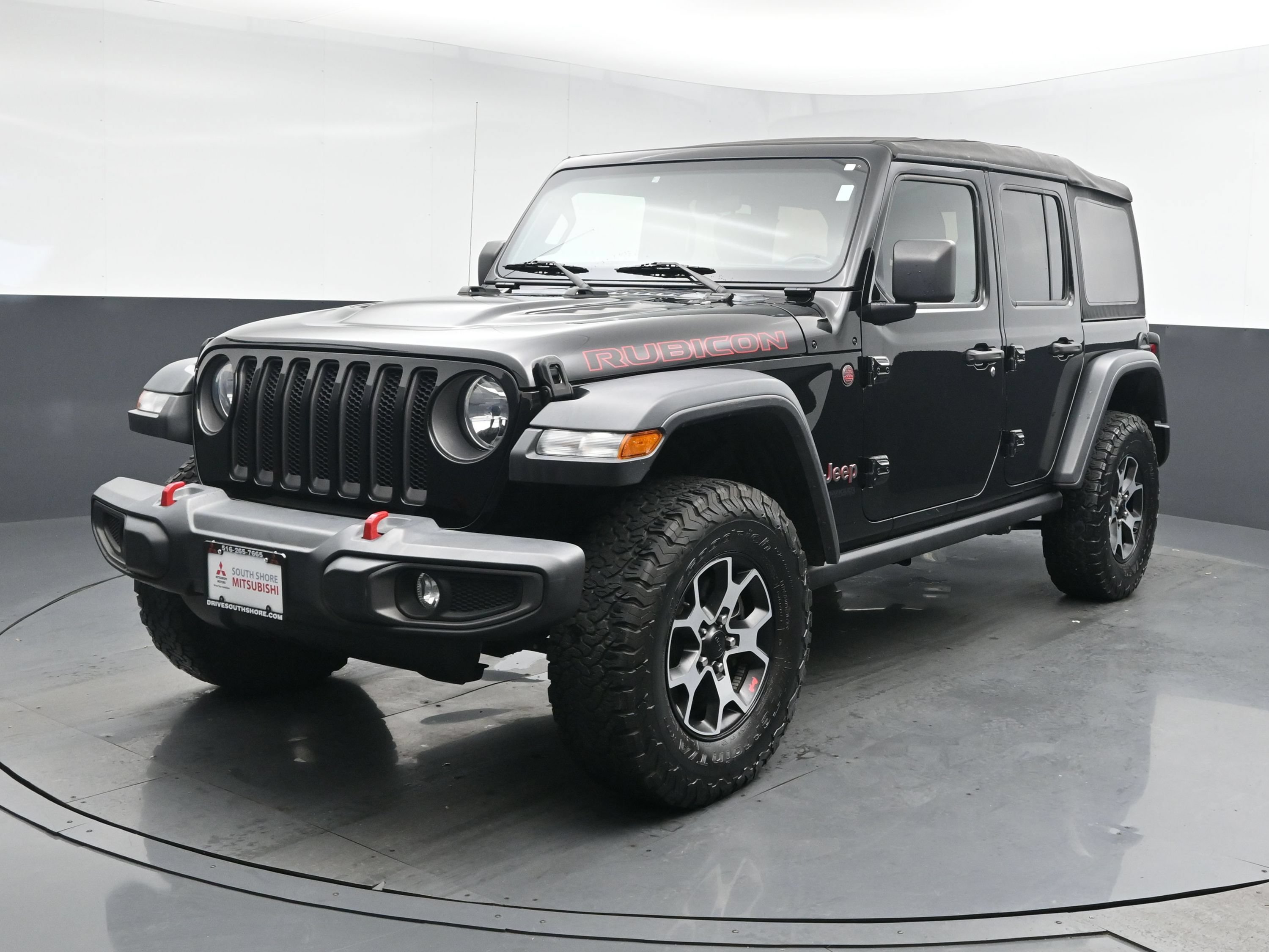 Used 2021 Black Clearcoat Jeep Unlimited Rubicon image 1