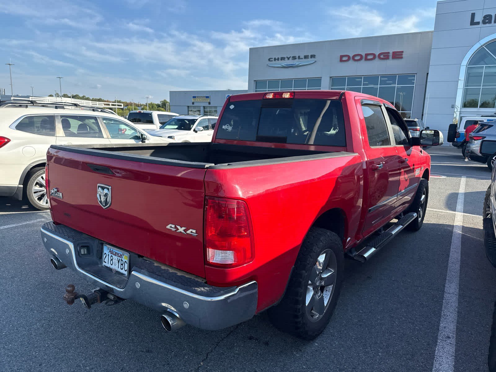 Used 2016 Flame Red Clearcoat Ram Big Horn image 4