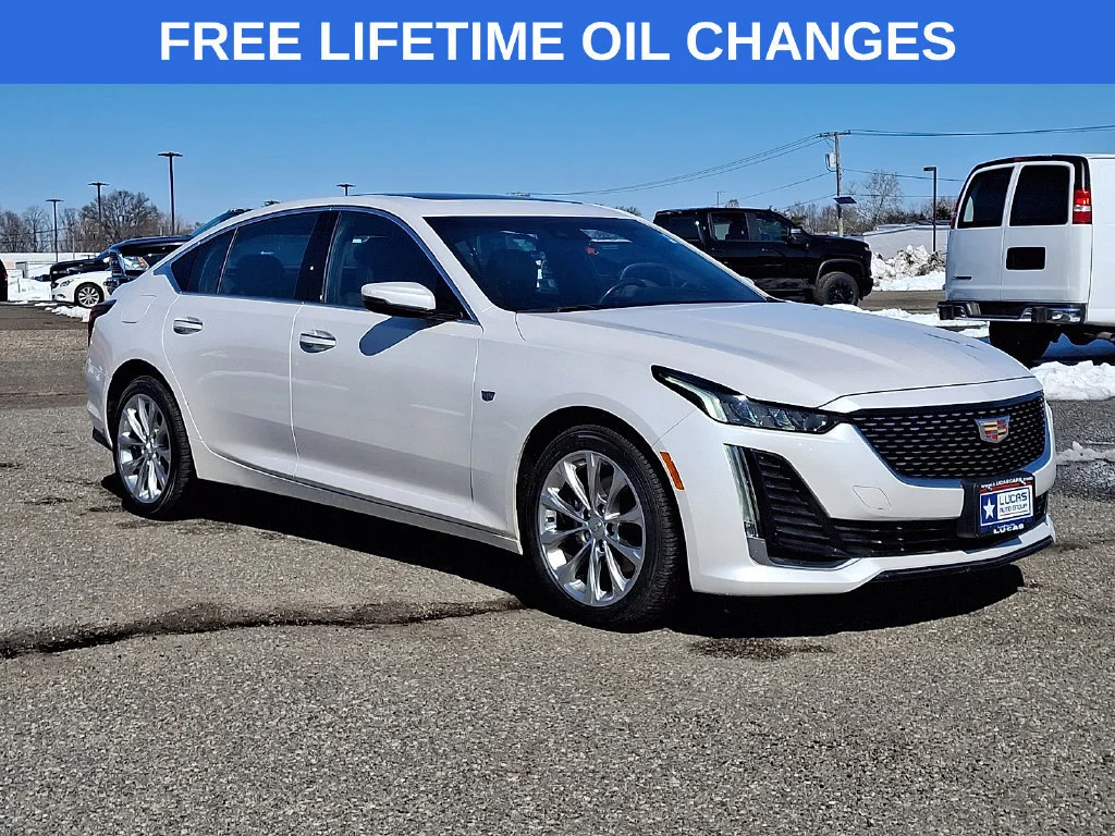 Used 2020 Crystal White Tricoat Cadillac Premium Luxury image 1