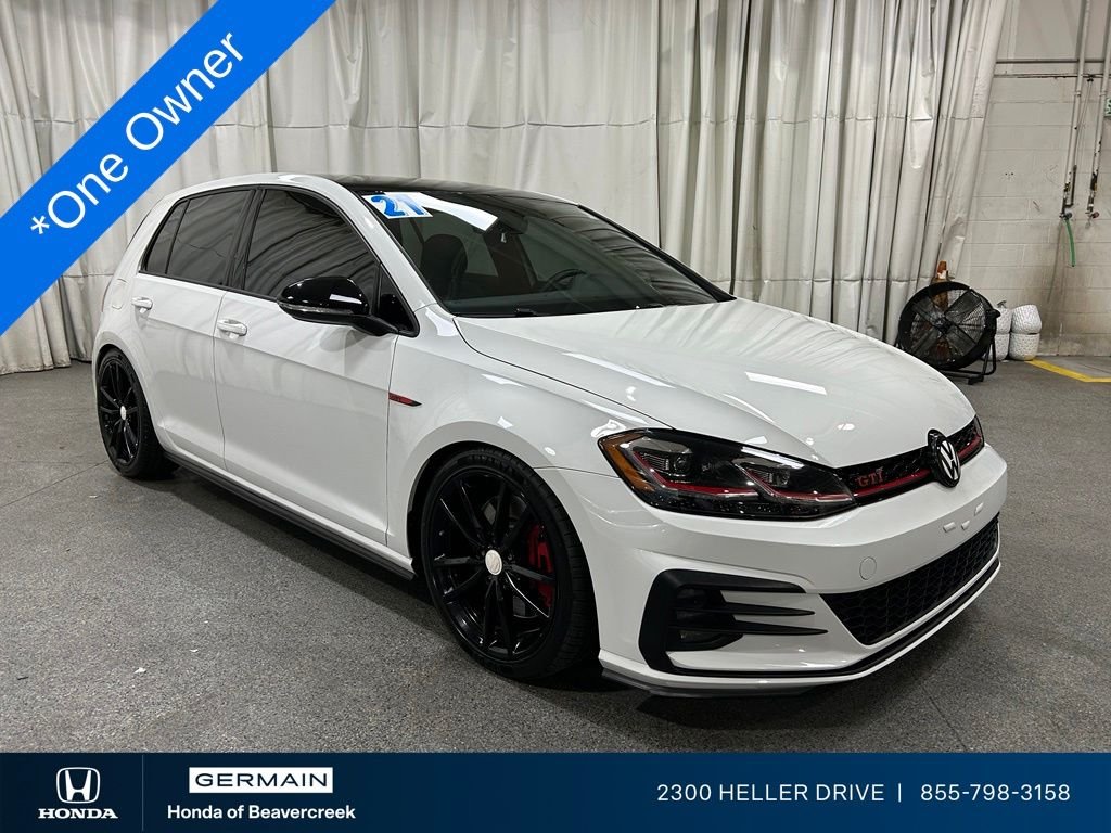 Used 2021 Pure White Volkswagen 2.0T SE image 1