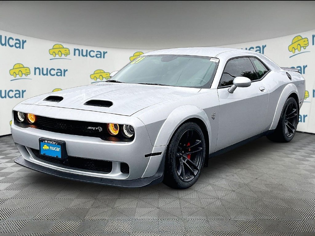 Used 2021 Triple Nickel Clearcoat Dodge SRT Hellcat Widebody image 3