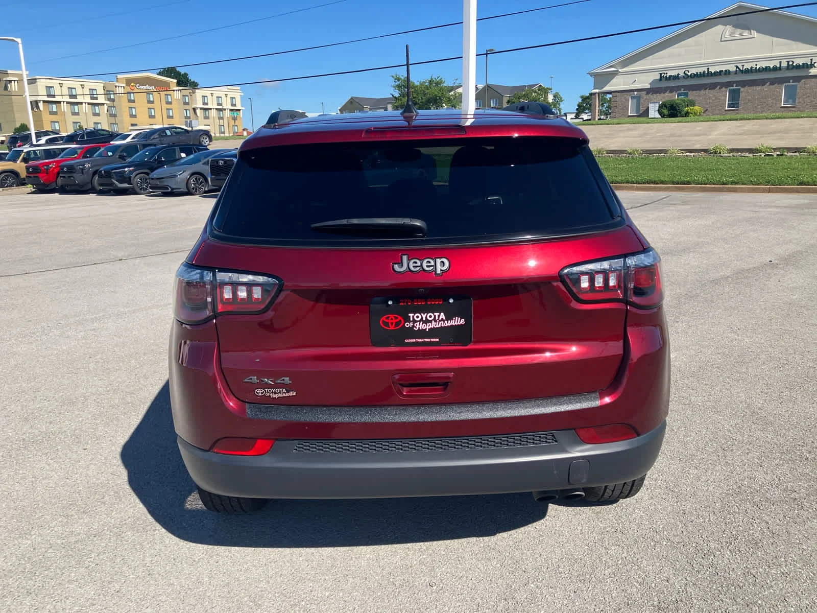 Used 2021 Velvet Red Pearlcoat Jeep 80th Anniversary image 6