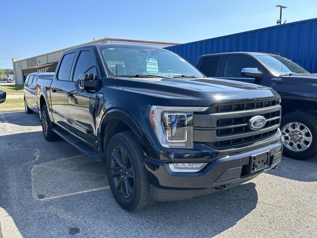 Used 2023 Agate Black Metallic Ford Lariat image 1
