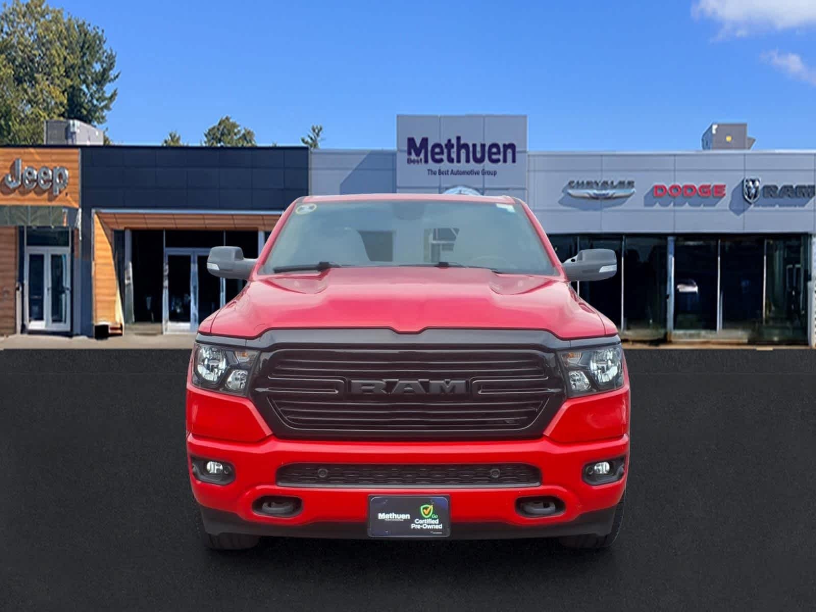 Used 2021 Flame Red Clearcoat Ram Big Horn image 8
