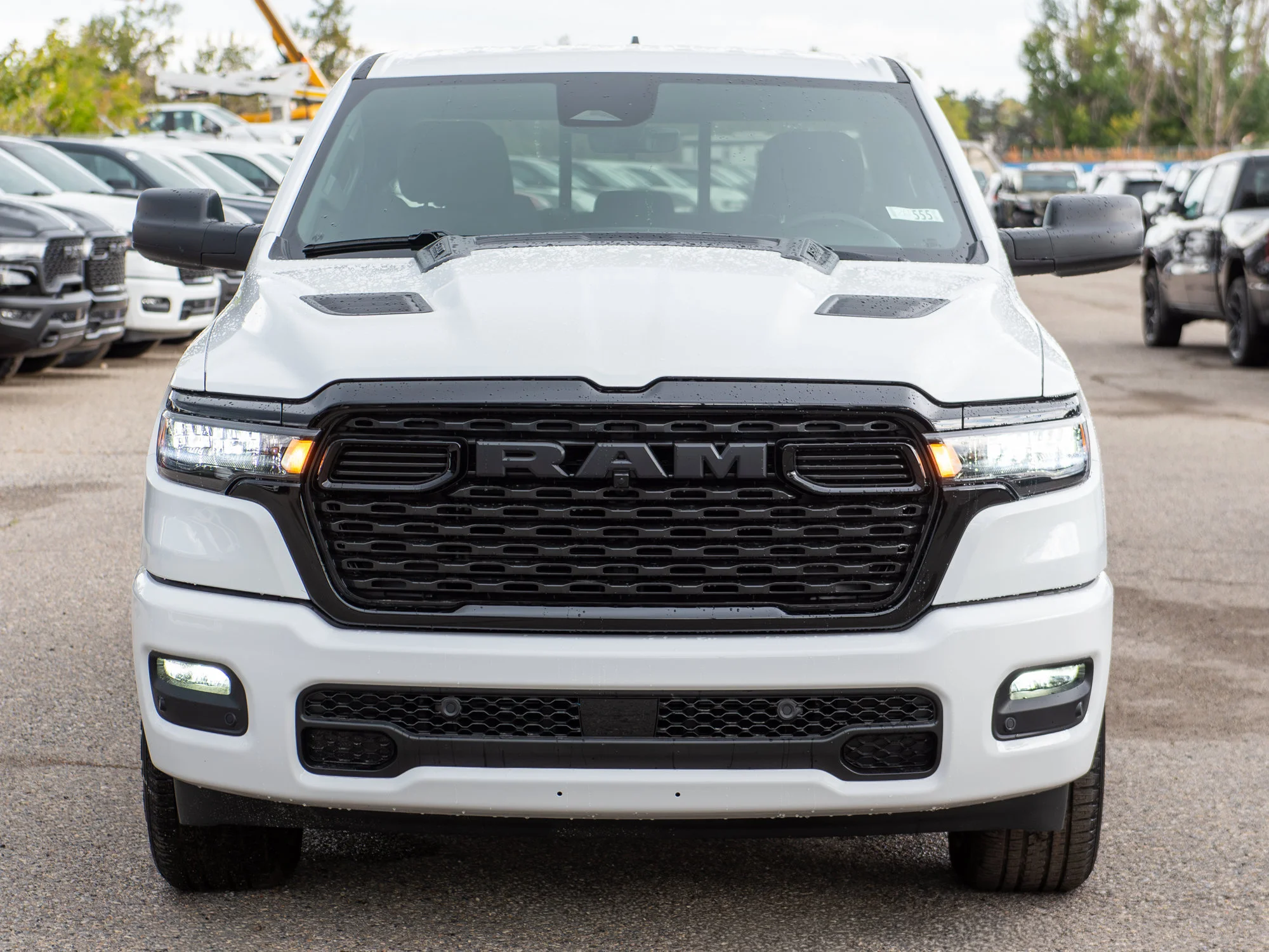 New 2026 White RAM Express* Crew Cab 4x4, 3.92 Rear Axle Ratio, Running Boards, Adaptive Cruise image 10
