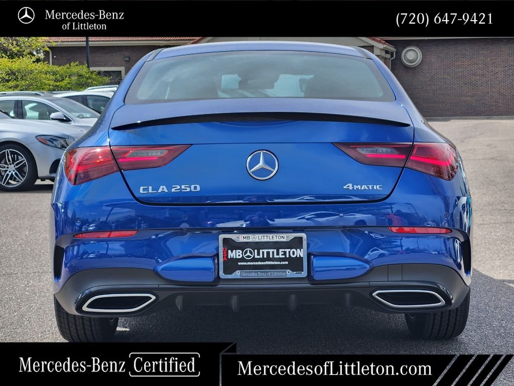 Certified Used 2025 Blue Mercedes-Benz CLA 250 image 6