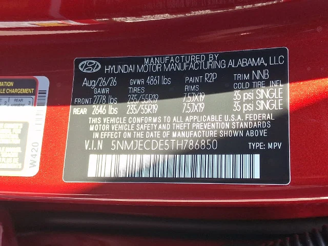 New 2026 Red Hyundai Limited image 22