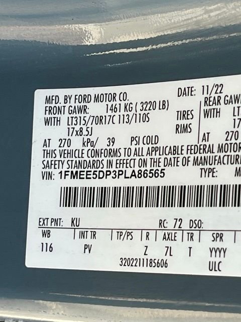 Used 2023 Blue Ford Wildtrak image 35
