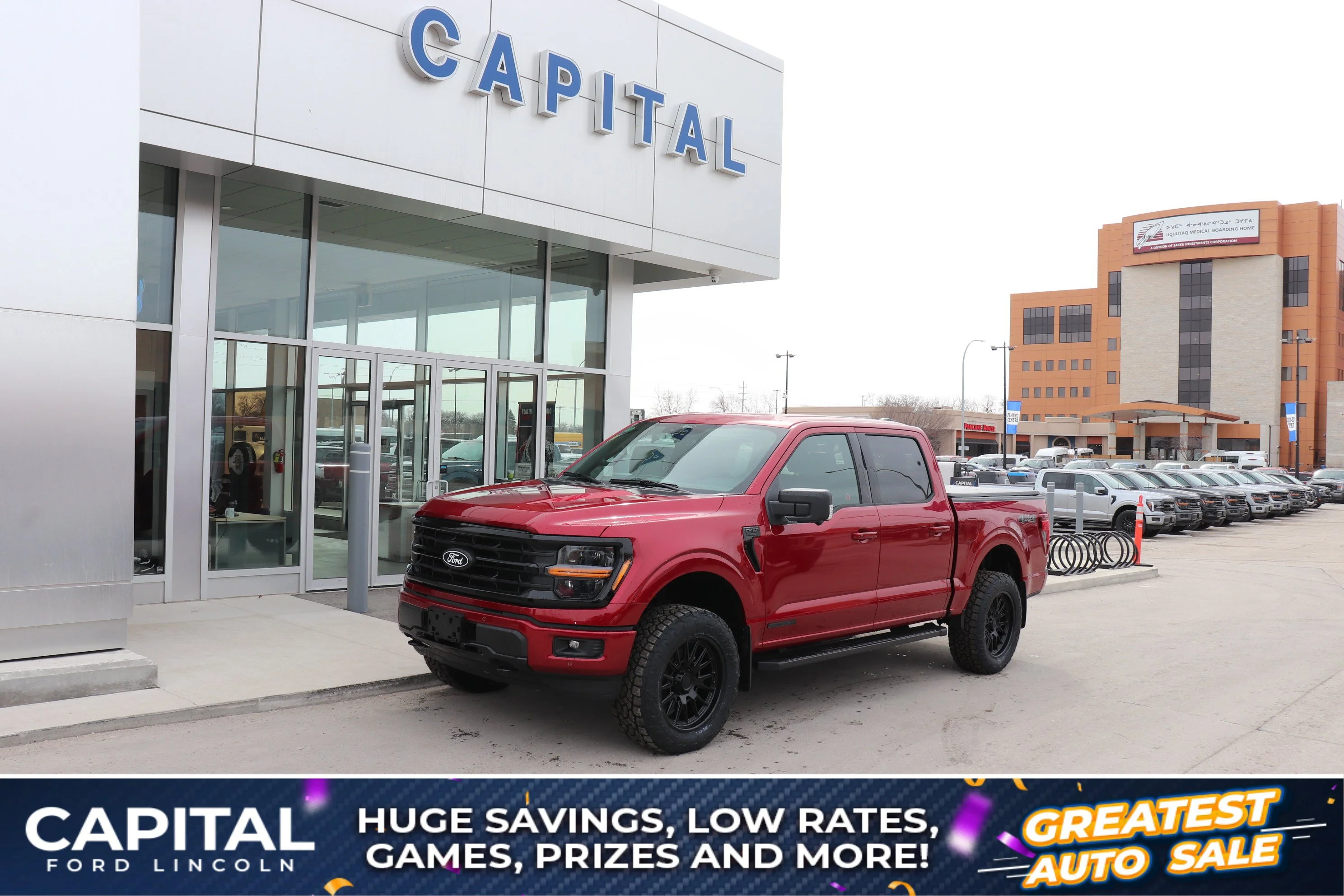 New 2026 RUBY RED METALLIC TINTED CC Ford XLT image 1