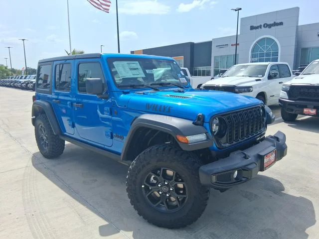 New 2026 Hydro Blue Pearl-Coat Exterior Paint Jeep Willys image 1