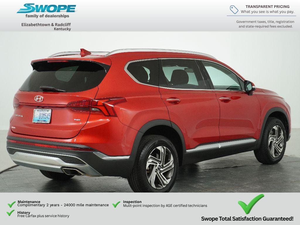 Used 2022 Calypso Red Hyundai SEL image 4
