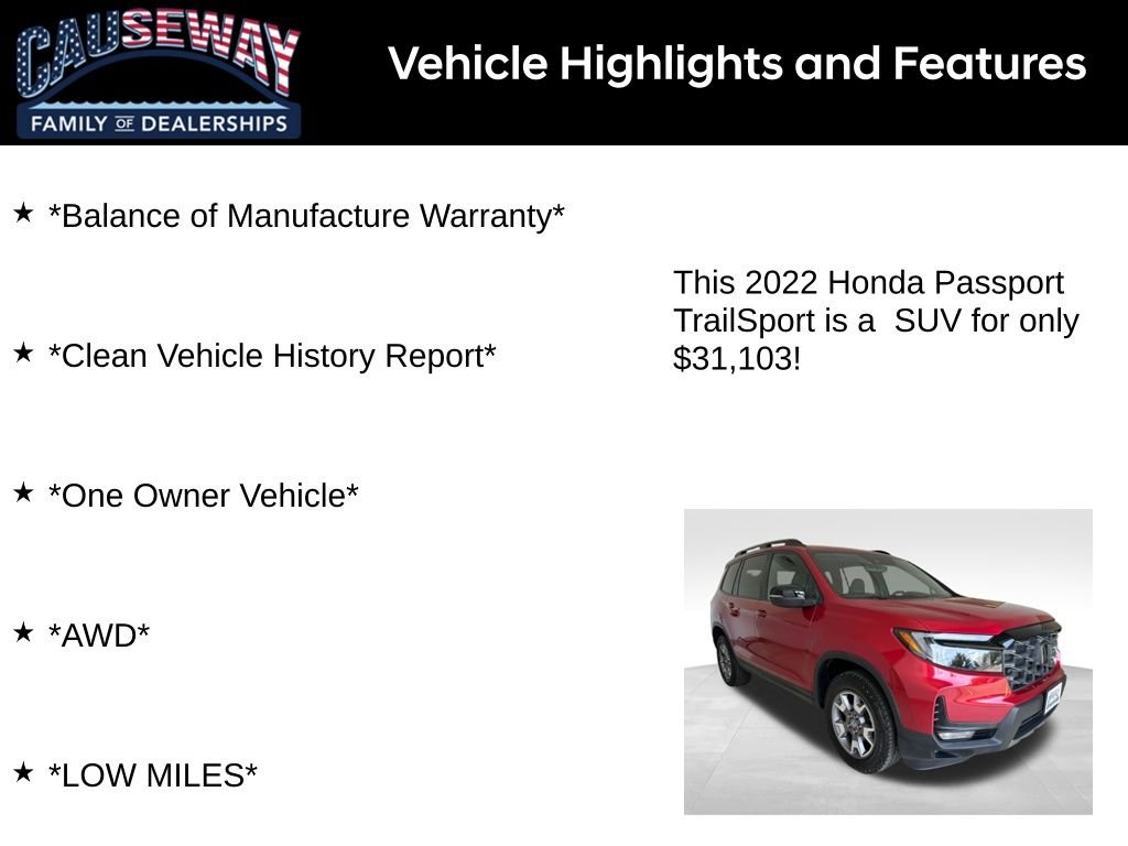 Used 2022  Honda TrailSport image 2