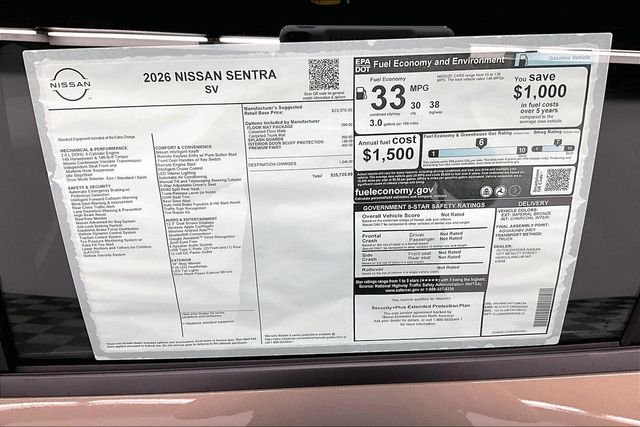New 2026 Imperial Bronze Nissan SV image 37