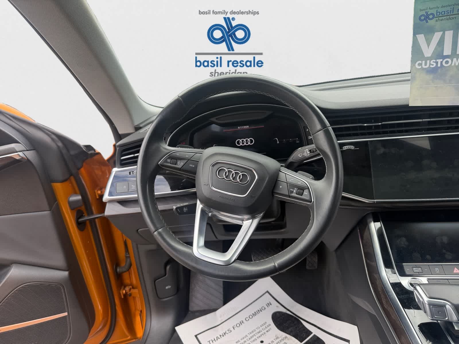 Used 2021 Dragon Orange Metallic Audi Premium Plus image 16