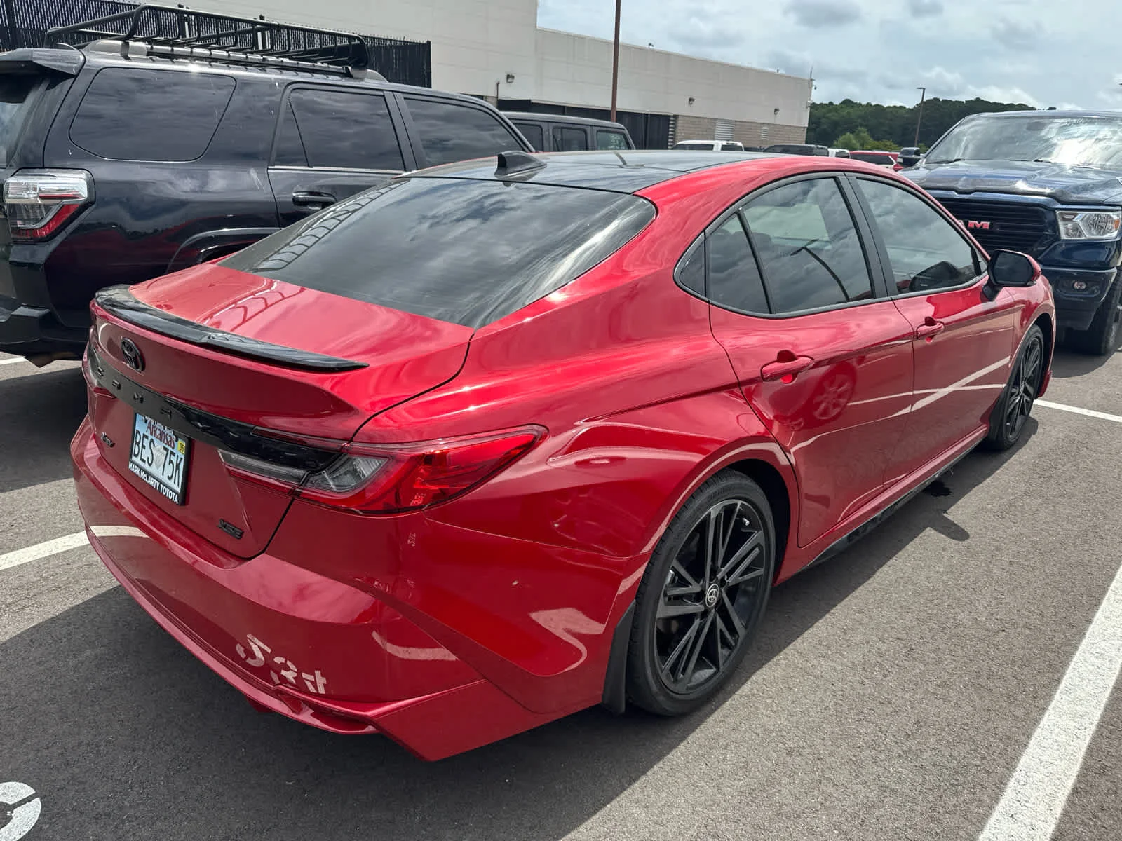 Certified Used 2025 Supersonic Red Toyota XSE image 4