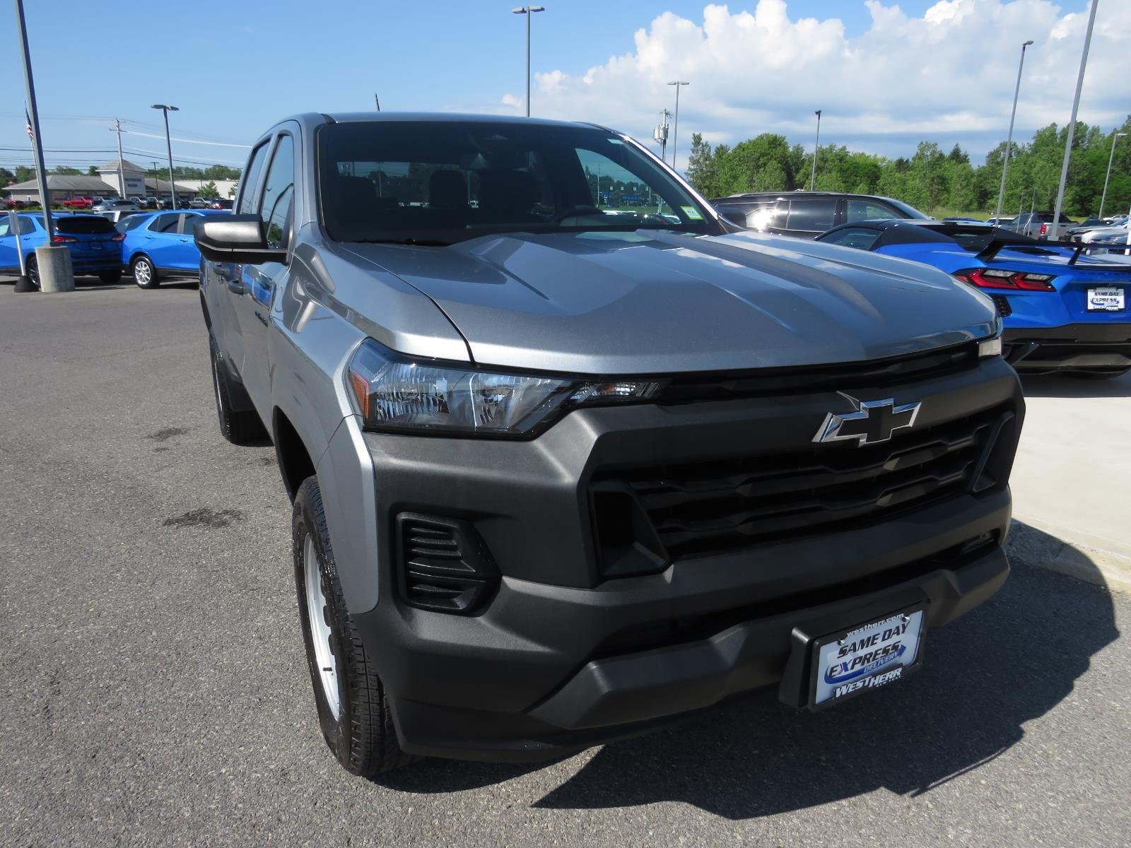 Used 2024 Sterling Gray Metallic Chevrolet Work Truck image 4