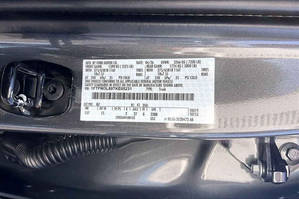New 2026 Carbonized Gray Metallic Ford XLT image 33