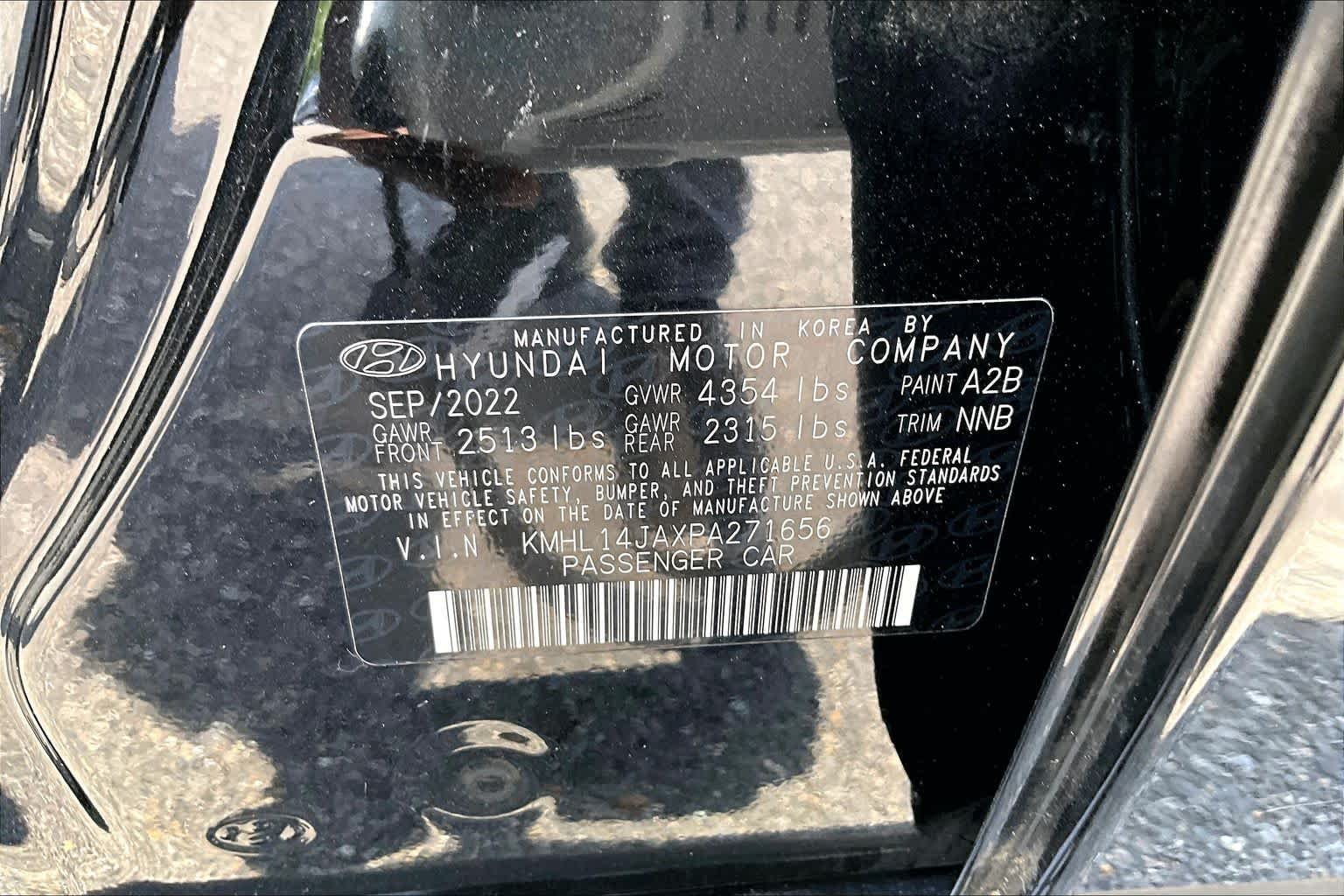 Used 2023 Onyx Black Hyundai SEL image 37