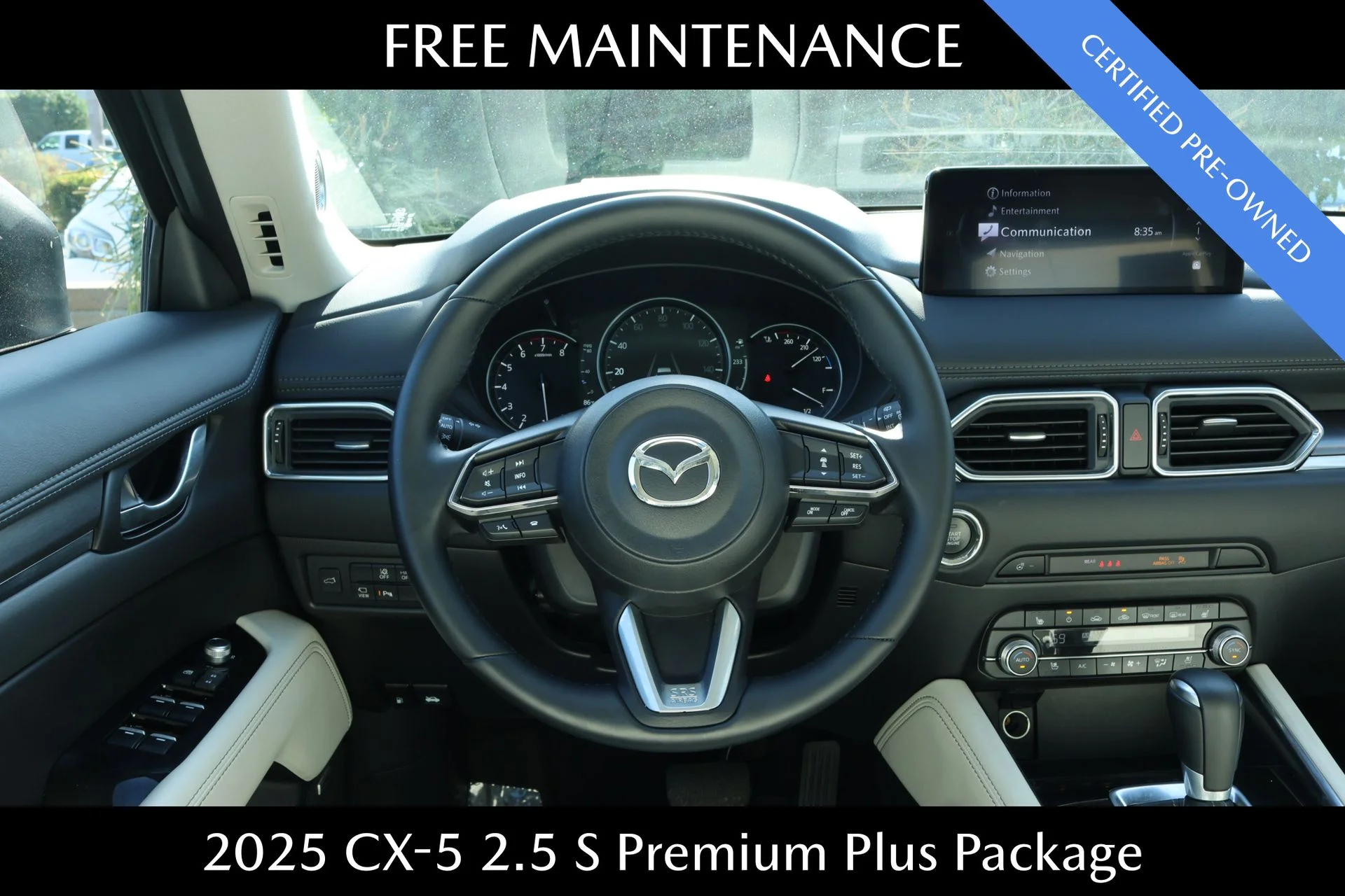 Certified Used 2025 Blue Mazda 2.5 S Premium Plus Package image 8