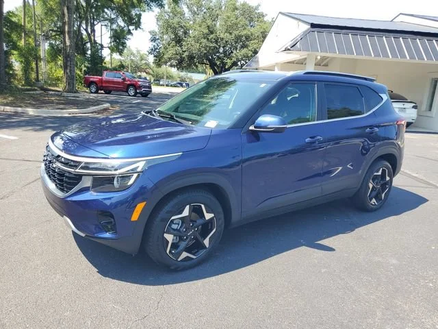 Used 2024 Dark Ocean Blue Kia EX image 2