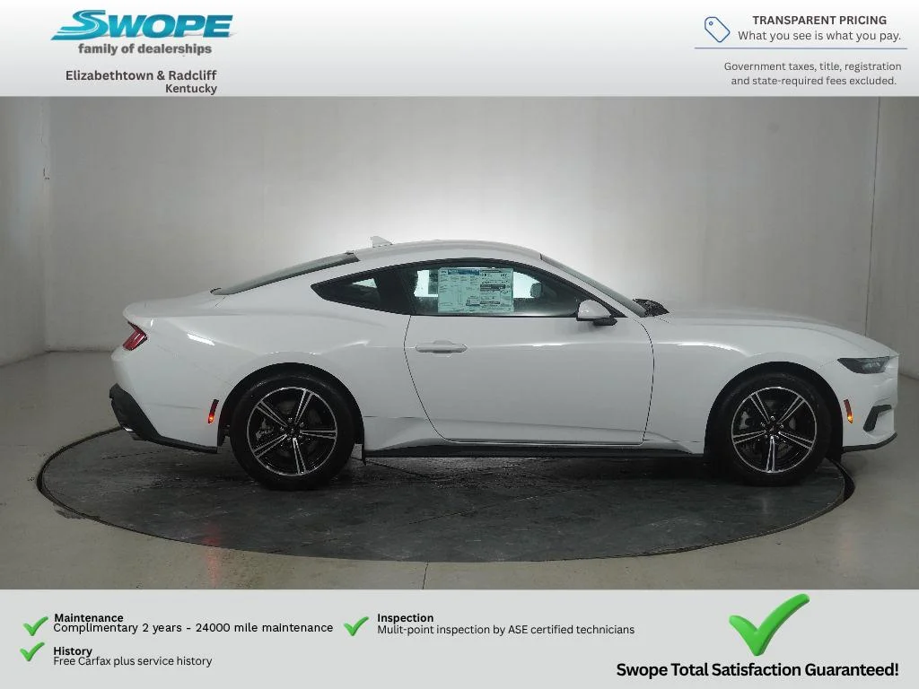 New 2025 Oxford White Ford EcoBoost® Fastback image 3