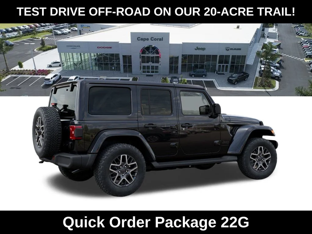 New 2026 Black Clear-Coat Exterior Paint Jeep Sahara image 4