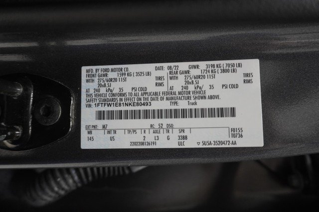 Used 2022 GREY Ford XLT image 33