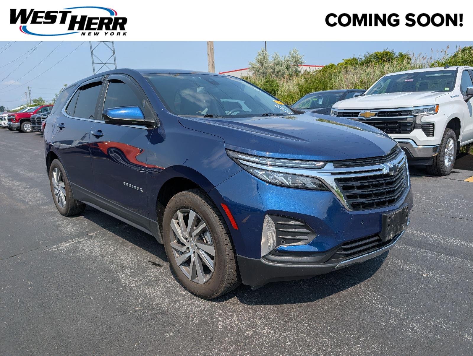 Used 2022 Blue Glow Metallic Chevrolet LT image 1