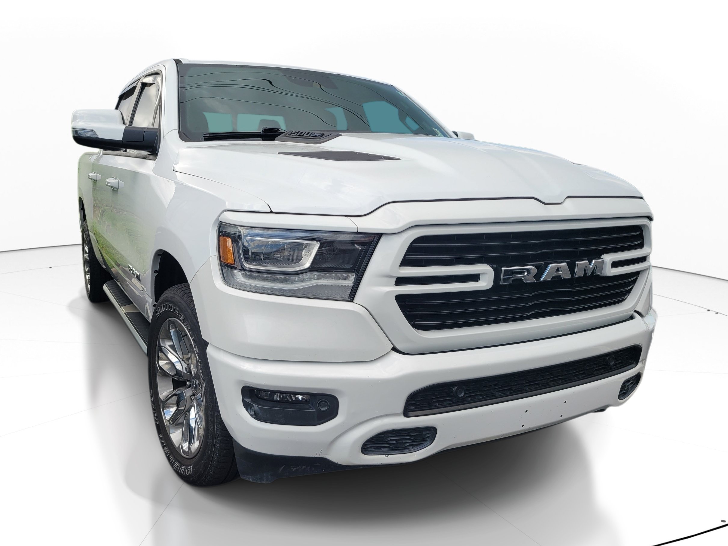 Used 2023 Bright White Clearcoat Ram Laramie image 1