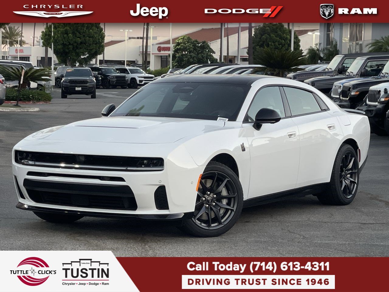 New 2026 White Knuckle Exterior Paint Dodge Scat Pack Plus image 1