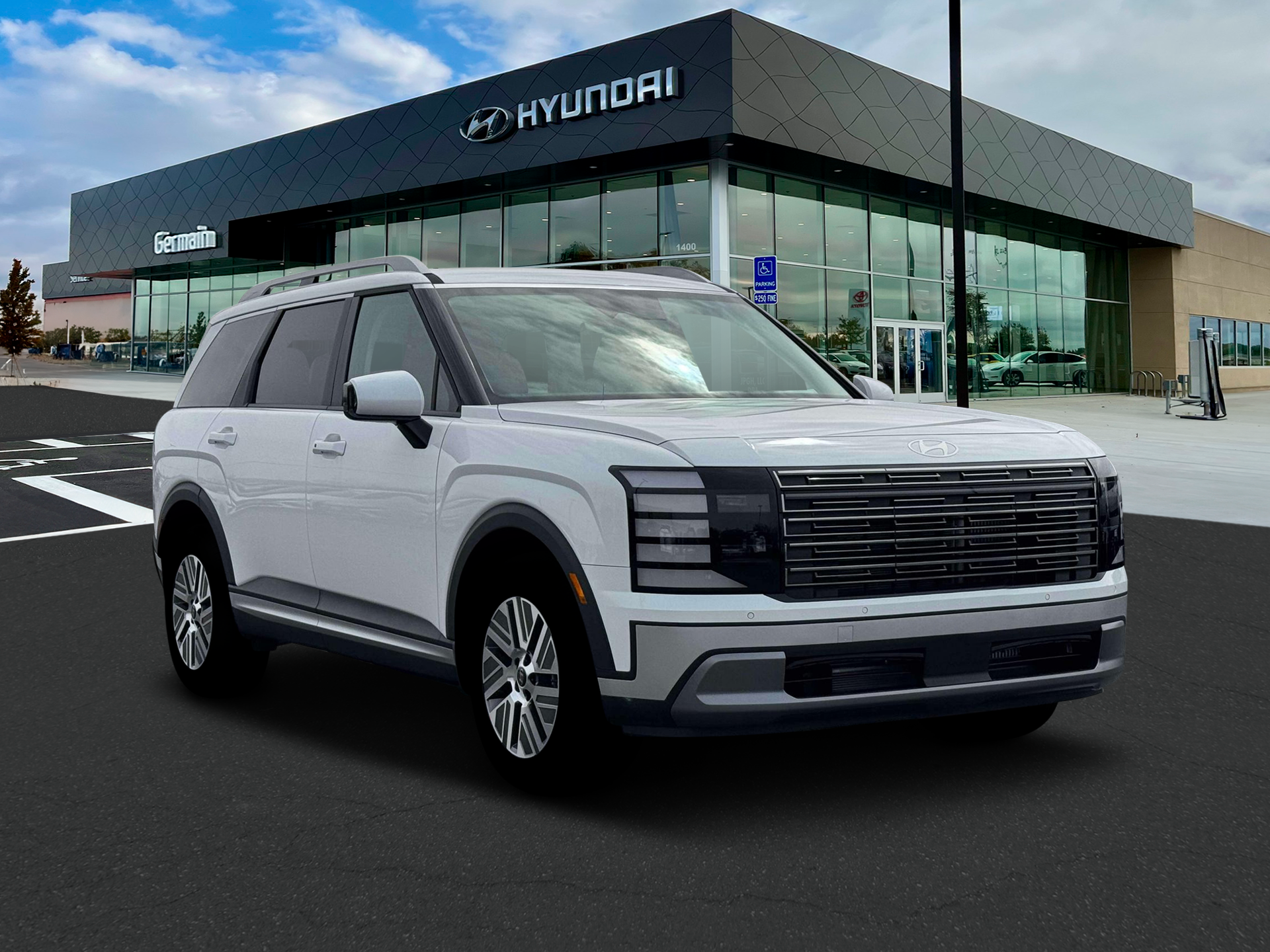 New 2026 Creamy White Pearl Hyundai SEL 7P image 11