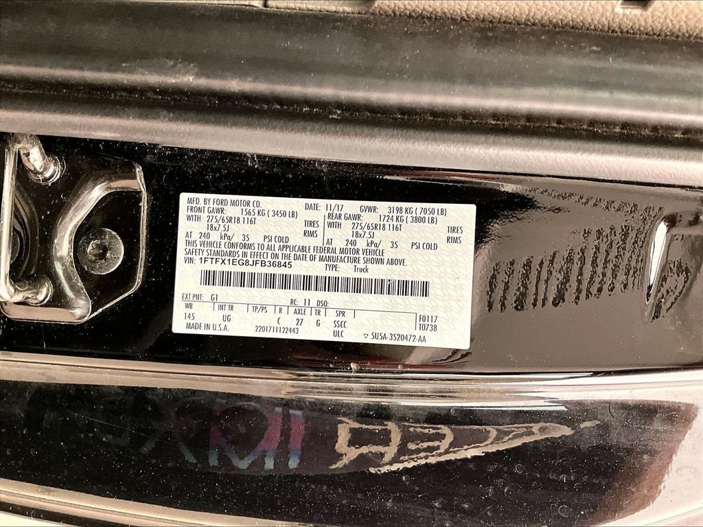 Used 2018 Shadow Black Ford XLT image 6